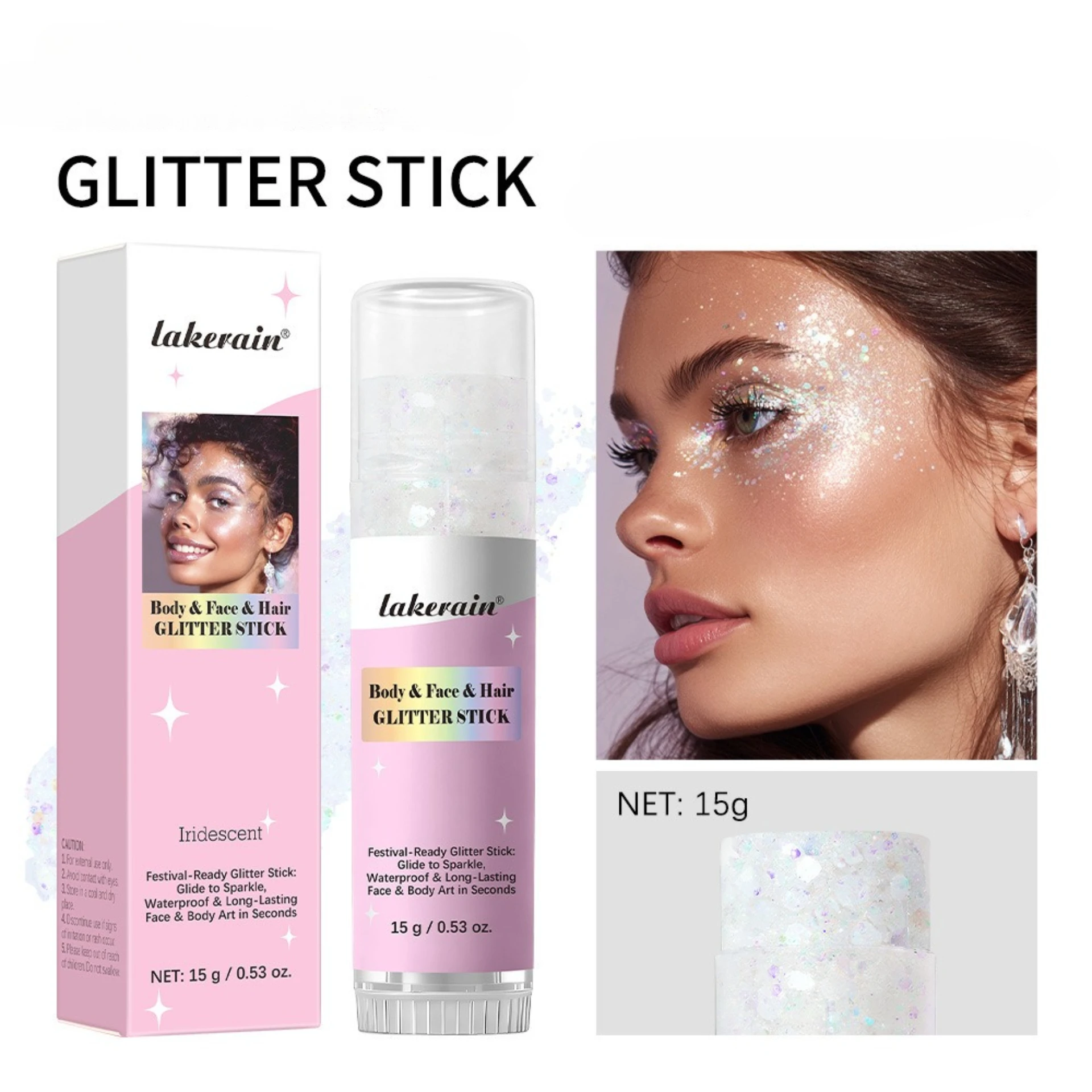 Makeup Body Sequins Glitter Stick Gel Facial Eyeshadow Easy to Apply Enhance Complexion Modify Face Stage Makeup Cosmetics
Makeup Body Sequins Glitter Stick Gel Facial Eyeshadow Easy to Apply Enhance Complexion Modify Face Stage Makeup Cosmetics