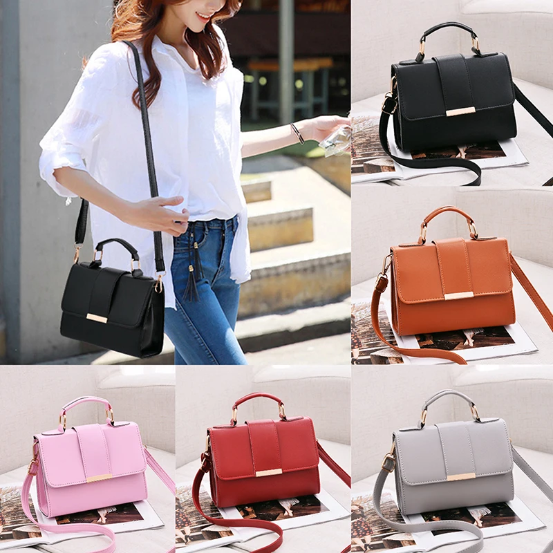 Fashion Simple Crossbody Bag Solid Color PU Leather Shoulder Bag Casual Small Square Bag For Women Messenger Bags Handbag
Fashion Simple Crossbody Bag Solid Color PU Leather Shoulder Bag Casual Small Square Bag For Women Messenger Bags Handbag