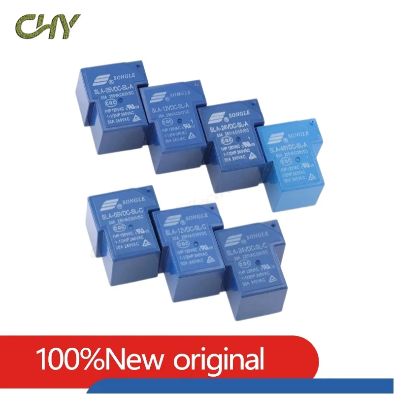 10/50Pcs/Lot T90 Songle relay SLA-05 09 12V 24VDC 48VC-SL-A-C 4/5/6 Pin 30A 250VAC/30VDC
10/50Pcs/Lot T90 Songle relay SLA-05 09 12V 24VDC 48VC-SL-A-C 4/5/6 Pin 30A 250VAC/30VDC