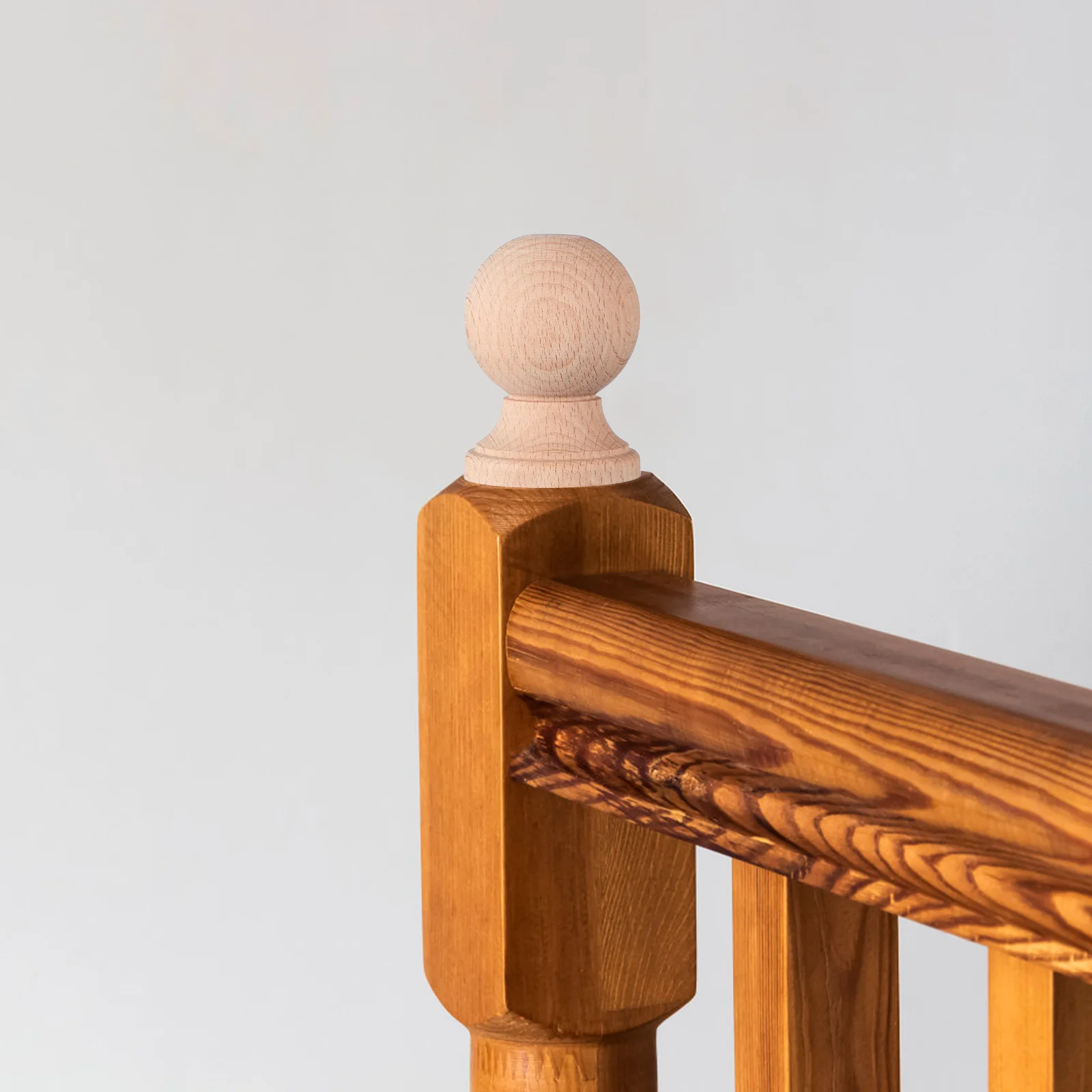 2Pcs Decorative Wooden Finial Solid Wood Ball Finials for DIY Furniture Accessories Unfinished Round End Caps Indoor Charm
2Pcs Decorative Wooden Finial Solid Wood Ball Finials for DIY Furniture Accessories Unfinished Round End Caps Indoor Charm