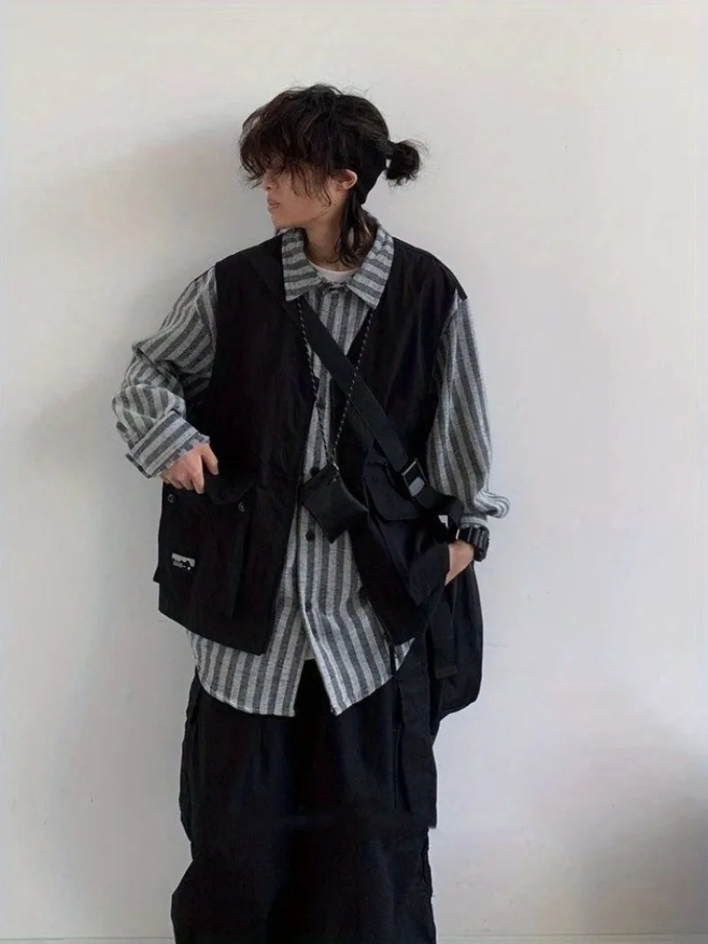 2 Pack Retro Patchwork Fake Two Piece Workwear Shirt College Prep Long Sleeve Casual Jacket Set
2 Pack Retro Patchwork Fake Two Piece Workwear Shirt College Prep Long Sleeve Casual Jacket Set