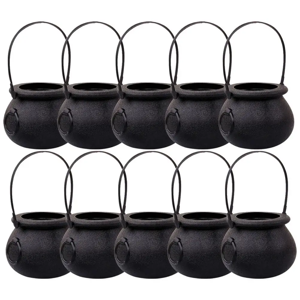 12 Pcs Halloween Candy Jar Children's Birthday Gifts Portable Cauldron Trick Treat Decorate Kettle Holder Plastic
12 Pcs Halloween Candy Jar Children's Birthday Gifts Portable Cauldron Trick Treat Decorate Kettle Holder Plastic