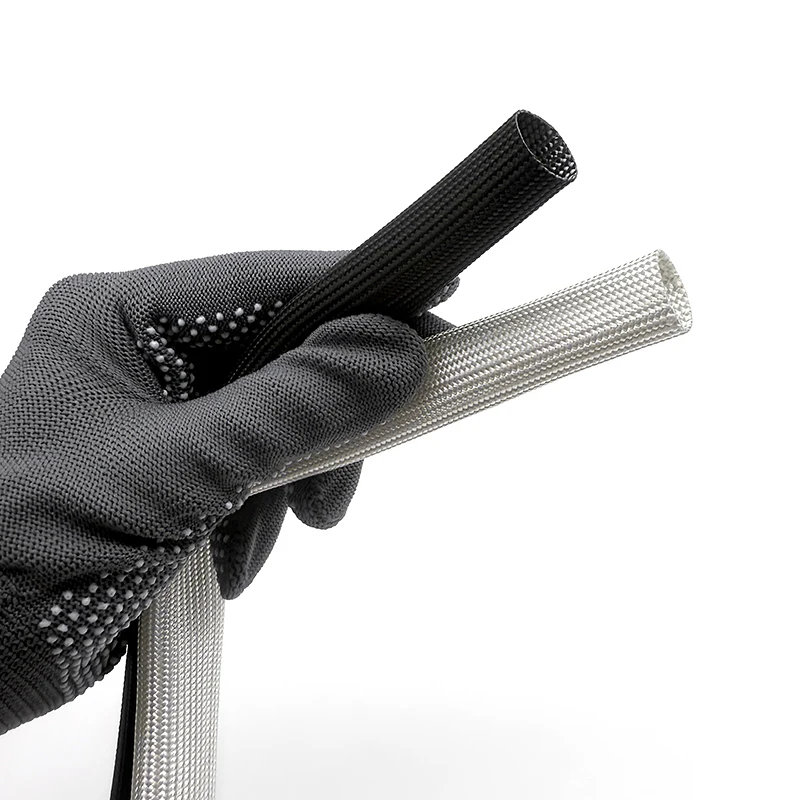 ID 1mm-5mm Fiberglass Braided Sleeve 600 Deg.C High Temperature Flame Resistant Glass Fiber Tube Cable Protector Wrap Sleeving
ID 1mm-5mm Fiberglass Braided Sleeve 600 Deg.C High Temperature Flame Resistant Glass Fiber Tube Cable Protector Wrap Sleeving