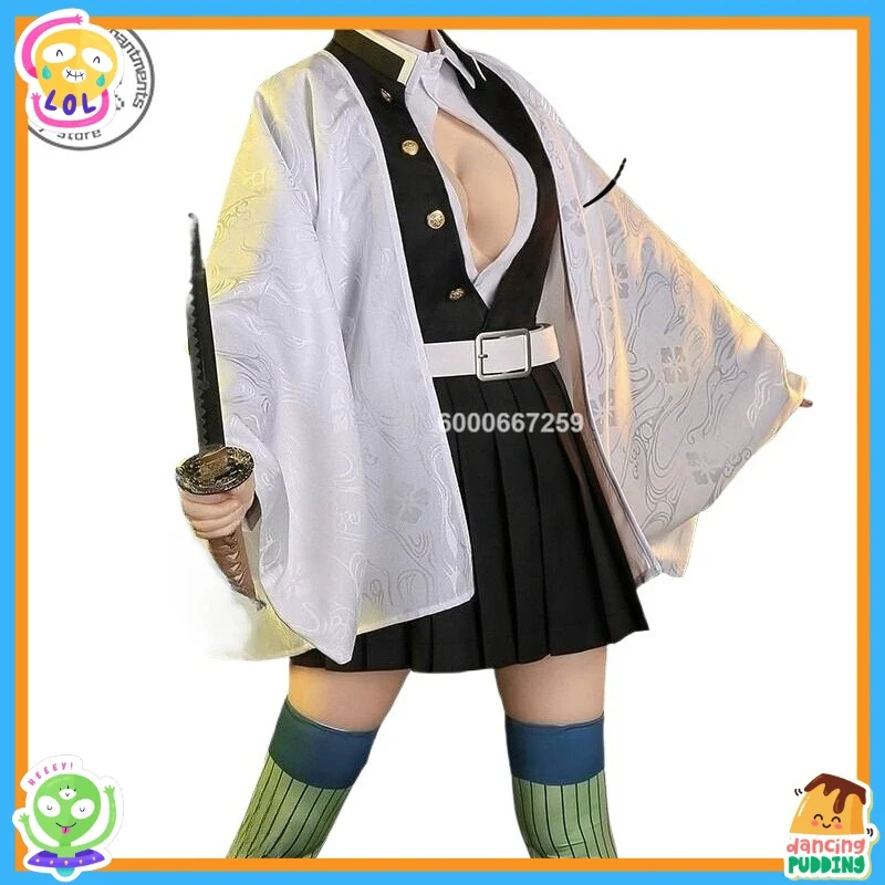 ABC123Popular Anime Kanroji Mitsuri Cosplay Costumes for Women Kisatsutai Love Sexy Skirt Uniform Outfit Wig Halloween3;b,6/k'5;
ABC123Popular Anime Kanroji Mitsuri Cosplay Costumes for Women Kisatsutai Love Sexy Skirt Uniform Outfit Wig Halloween3;b,6/k'5;