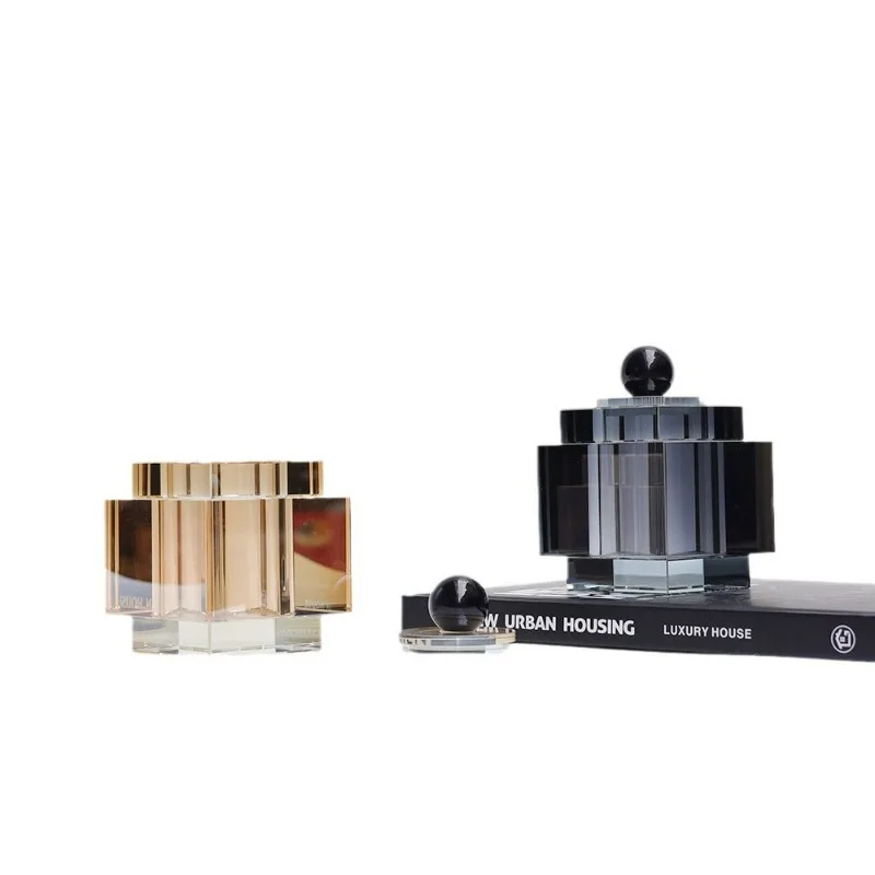 Crystal decorative jar, spar diffuser, aromatherapy bottle, storage jar, model house, home decoration ornament
Crystal decorative jar, spar diffuser, aromatherapy bottle, storage jar, model house, home decoration ornament