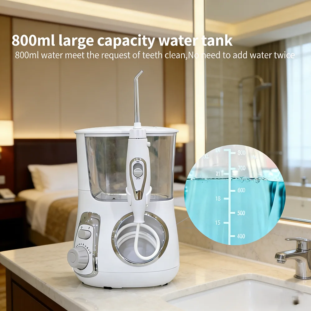 Электрический настольный ирригатор для полости рта 800 мл, 10 режимов, эффективен для чистки зубов и профилактики кариеса
Электрический настольный ирригатор для полости рта 800 мл, 10 режимов, эффективен для чистки зубов и профилактики кариеса