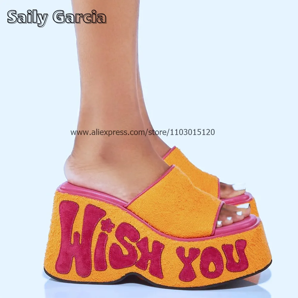 Mix Color One Word Belt Wedges Outdoor Slippers Summer NEW Street Photography INS Style Slides Open Toe Height Increasing Shoes
Mix Color One Word Belt Wedges Outdoor Slippers Summer NEW Street Photography INS Style Slides Open Toe Height Increasing Shoes