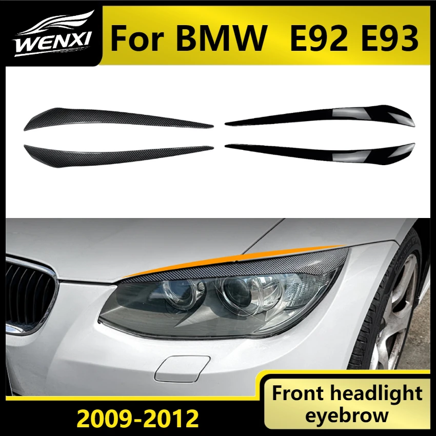 New Gloss Black ABS Headlight Eyebrow Eyelid Cover Trim Lamp Sticker Car Exterior Accessories For BMW E92 E93 2009-2012
New Gloss Black ABS Headlight Eyebrow Eyelid Cover Trim Lamp Sticker Car Exterior Accessories For BMW E92 E93 2009-2012