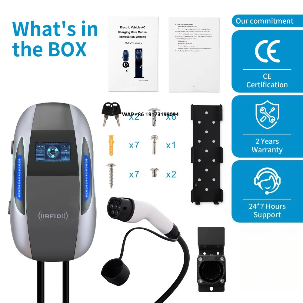 New 7kW/11kW/22kW Charger AC Type2 Wallbox EV Charger with IP65 Rating for Electric Car Charging Station of Car Charger Product
New 7kW/11kW/22kW Charger AC Type2 Wallbox EV Charger with IP65 Rating for Electric Car Charging Station of Car Charger Product