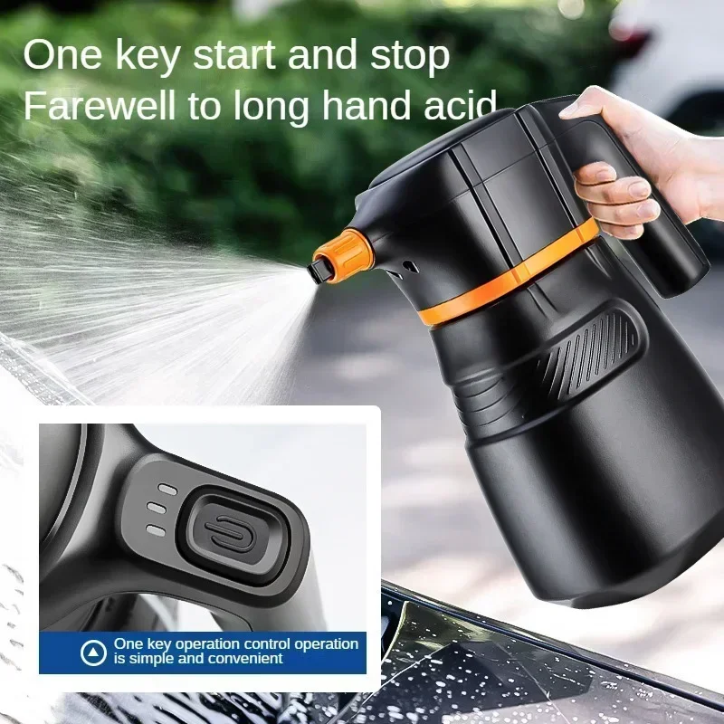 1.5/2L Wireless Car Electromotor Wash Foam Sprayer High Power Foam Sprayer Home Watering Car Wash High Pressure Water Gun Tools
1.5/2L Wireless Car Electromotor Wash Foam Sprayer High Power Foam Sprayer Home Watering Car Wash High Pressure Water Gun Tools