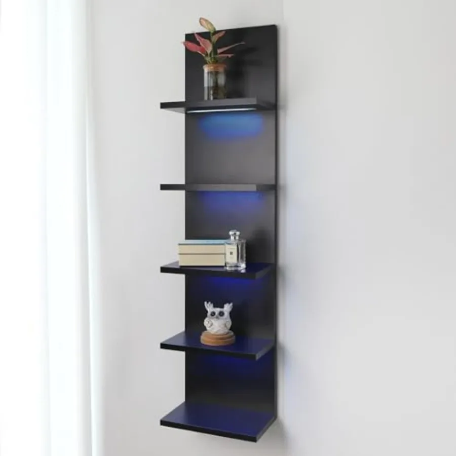 Wall Shelf Unit Lack Shelf Vanity Shelves with Light Shelves for Room Office Bathroom Remote Control
Wall Shelf Unit Lack Shelf Vanity Shelves with Light Shelves for Room Office Bathroom Remote Control