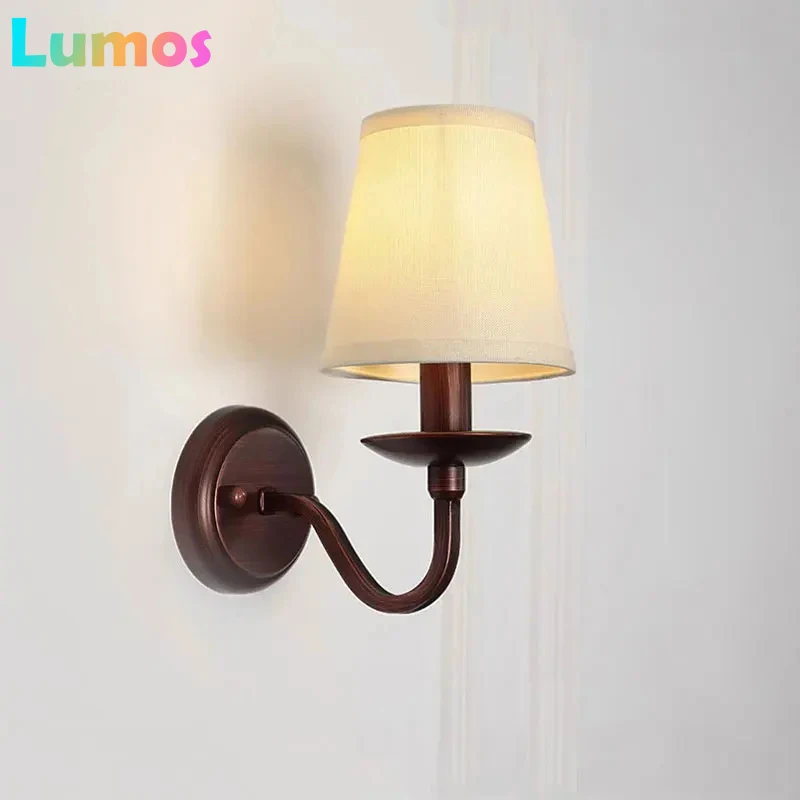 A64 American Style Fabric E14 Modern Simple Living Room Hotel Study Office Wall Light Corridor Lamp Bedroom Bedside Lam
A64 American Style Fabric E14 Modern Simple Living Room Hotel Study Office Wall Light Corridor Lamp Bedroom Bedside Lam