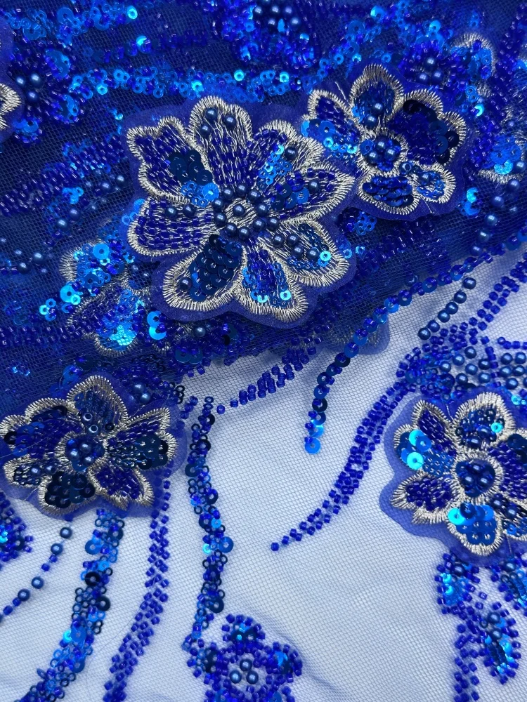 2026 High Quality African Lace Fabric Sequins Mesh Luxury Beads 3D Flower Embroidered Tulle Lace Fabric For Sewing Dress
2026 High Quality African Lace Fabric Sequins Mesh Luxury Beads 3D Flower Embroidered Tulle Lace Fabric For Sewing Dress