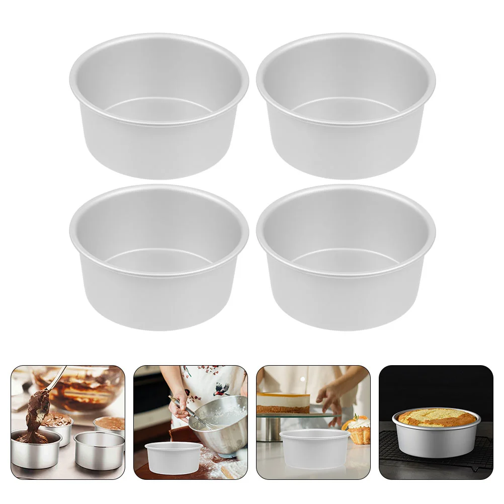 4 Pcs Chiffon Mold with Live Bottom Round Cake Pans Molds for Baking Dessert Making Cups Bakeware Mousse
4 Pcs Chiffon Mold with Live Bottom Round Cake Pans Molds for Baking Dessert Making Cups Bakeware Mousse