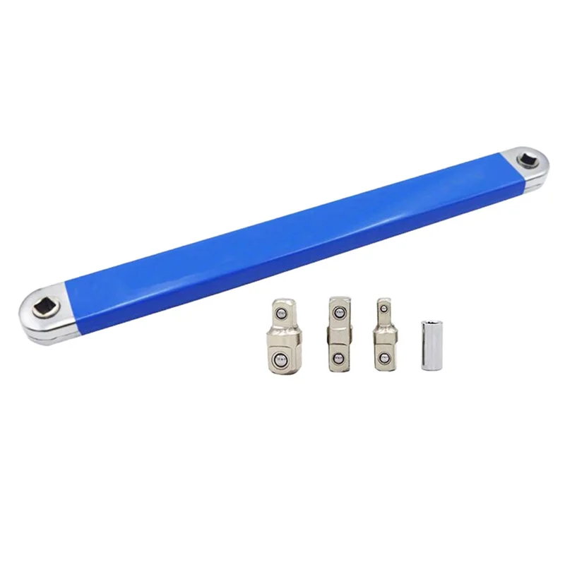 AA76-Offset Extension Wrench Tight Spaces Extension Tool With 1/2Inch, 1/4Inch And 3/8Inch Drive Adapters Universal
AA76-Offset Extension Wrench Tight Spaces Extension Tool With 1/2Inch, 1/4Inch And 3/8Inch Drive Adapters Universal