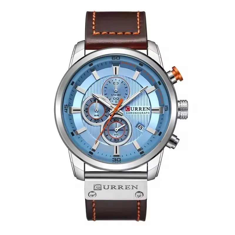 CURREN 8291 Men's Famous Brand Quartz Watch Waterproof Night Light Chronograph Calendar Leather Military Men's Luxury Watch Gift
CURREN 8291 Men's Famous Brand Quartz Watch Waterproof Night Light Chronograph Calendar Leather Military Men's Luxury Watch Gift