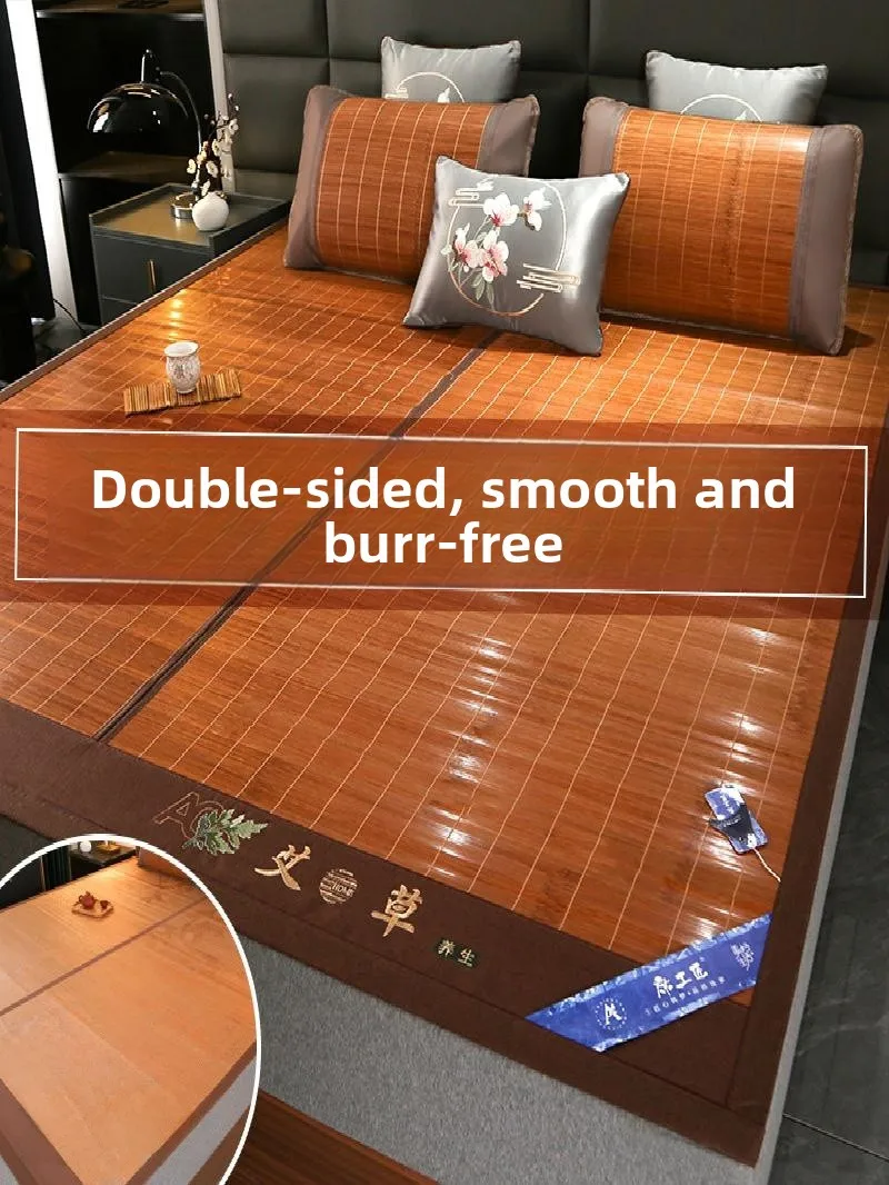 Summer Double-Sided Foldable Carbonized Bamboo Cooling Mat Ice Silk Student Dormitory Wicker Grass Mat Household Bedding
Summer Double-Sided Foldable Carbonized Bamboo Cooling Mat Ice Silk Student Dormitory Wicker Grass Mat Household Bedding