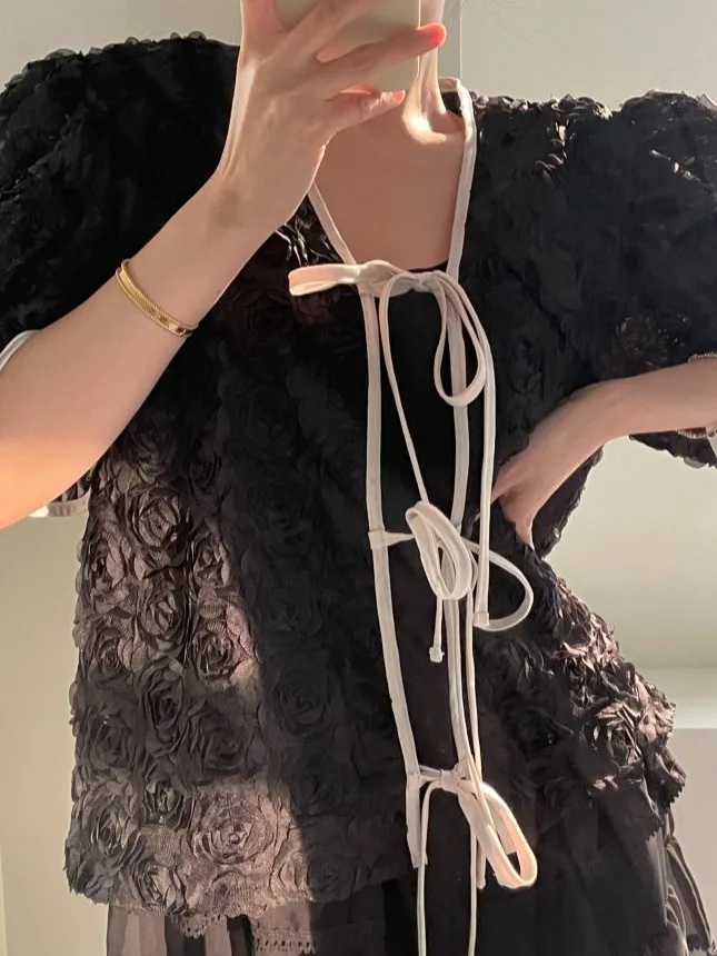 Chic Summer New Sle Rose Flower Belted Bubble Sve Outerwear Women Loose Personali Open Cardigan ort Sve Princ ...
Chic Summer New Sle Rose Flower Belted Bubble Sve Outerwear Women Loose Personali Open Cardigan ort Sve Princ ...