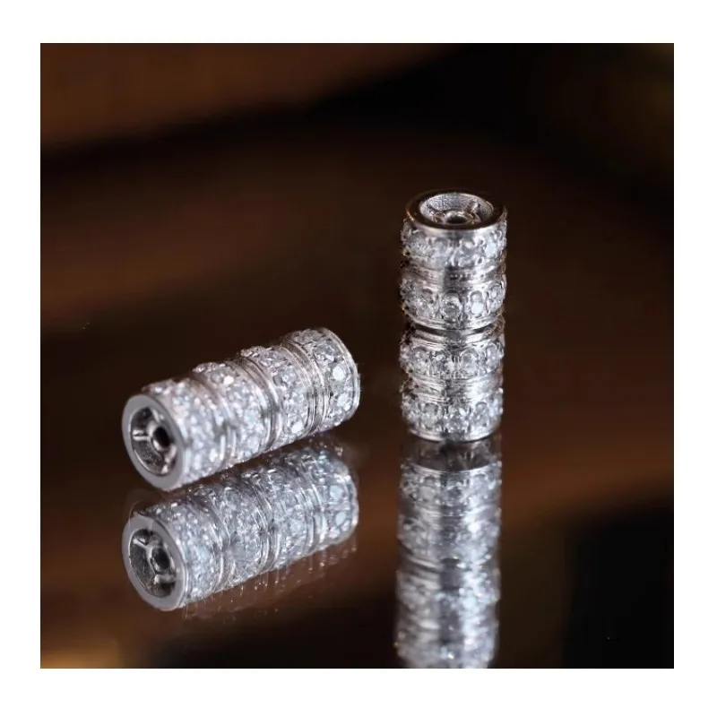 Bead Chain Buckle Platinum Plated Point Diamond Jadeite Millet Bead Bracelet Necklace Universal Screw Buckle Connection Buckle H
Bead Chain Buckle Platinum Plated Point Diamond Jadeite Millet Bead Bracelet Necklace Universal Screw Buckle Connection Buckle H