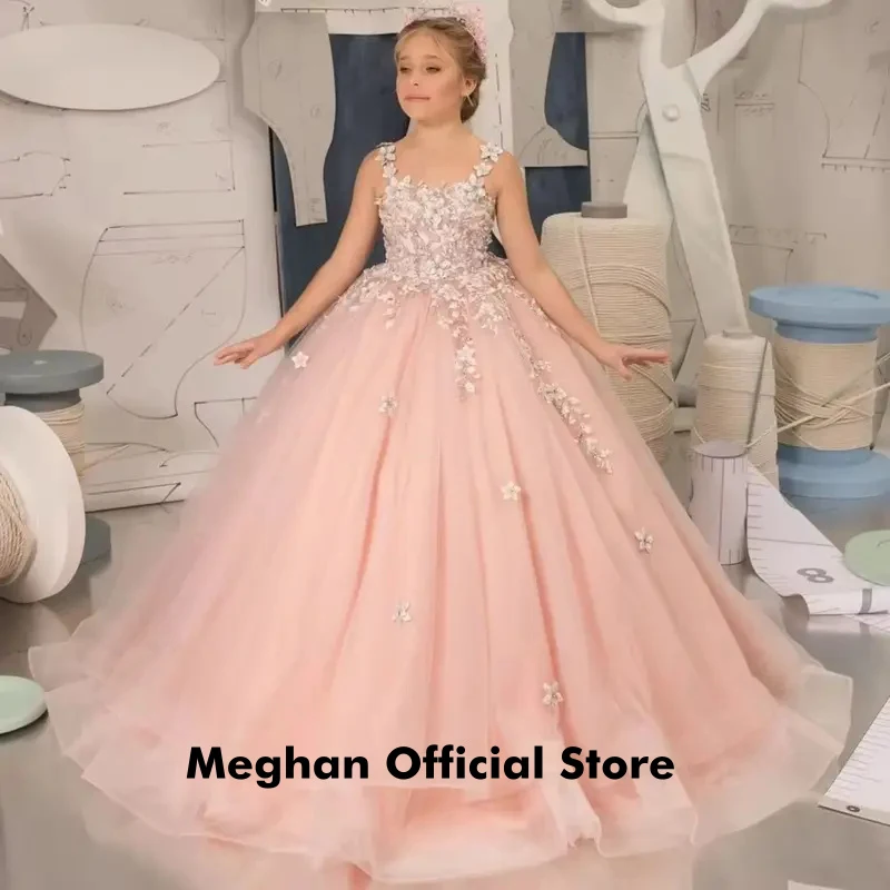 Customized Light Pink Flower Girl Dress Tulle Flowers Appliques Sleeveless For Wedding Birthday Party Prom Banquet Princess Gown
Customized Light Pink Flower Girl Dress Tulle Flowers Appliques Sleeveless For Wedding Birthday Party Prom Banquet Princess Gown