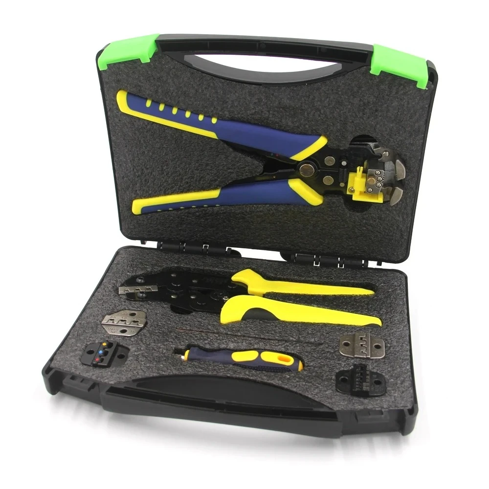 Crimper Tool Wire Crimpers Multifunctional Engineering Ratcheting Terminal Crimping Pliers Wire Strippers Bootlace Ferrule
Crimper Tool Wire Crimpers Multifunctional Engineering Ratcheting Terminal Crimping Pliers Wire Strippers Bootlace Ferrule