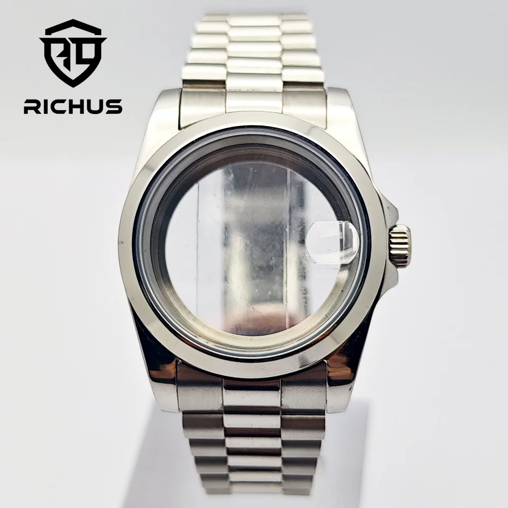 RICHUS NH35 Watch Case 36mm 39mm Watch Case Sapphire Glass Fit NH34 NH35 NH36 ETA2824 PT5000 Movement
RICHUS NH35 Watch Case 36mm 39mm Watch Case Sapphire Glass Fit NH34 NH35 NH36 ETA2824 PT5000 Movement