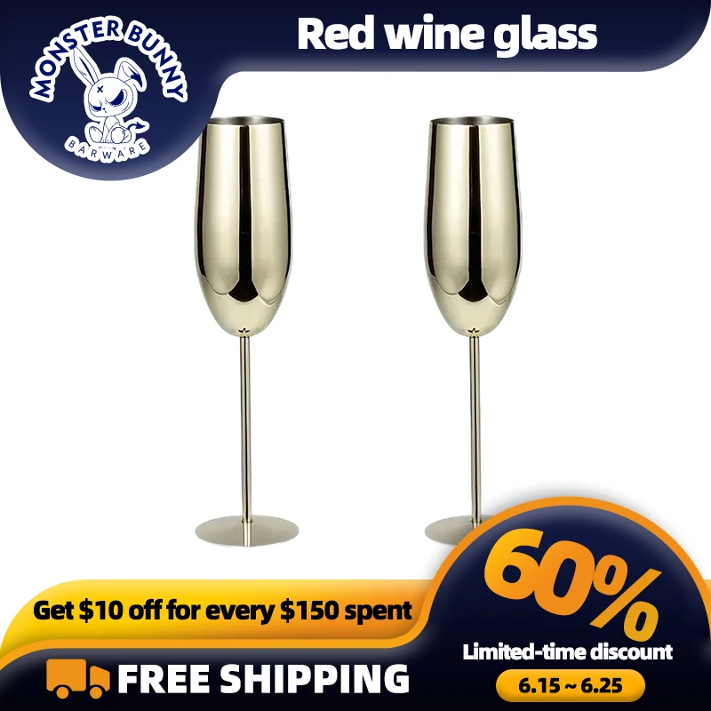 2Pcs Stainless Steel Wine Glasses Unbreakable Metal Cocktail Glasses 250 Ml, for Drinking Cocktails and Wine at Bar and Bar Cup
2Pcs Stainless Steel Wine Glasses Unbreakable Metal Cocktail Glasses 250 Ml, for Drinking Cocktails and Wine at Bar and Bar Cup