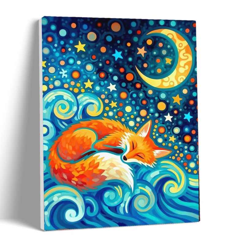 CHENISTORY Paint By Numbers Fox Picture By Number Animal DIY Drawing On Canvas Wall Art Home Decoration
CHENISTORY Paint By Numbers Fox Picture By Number Animal DIY Drawing On Canvas Wall Art Home Decoration