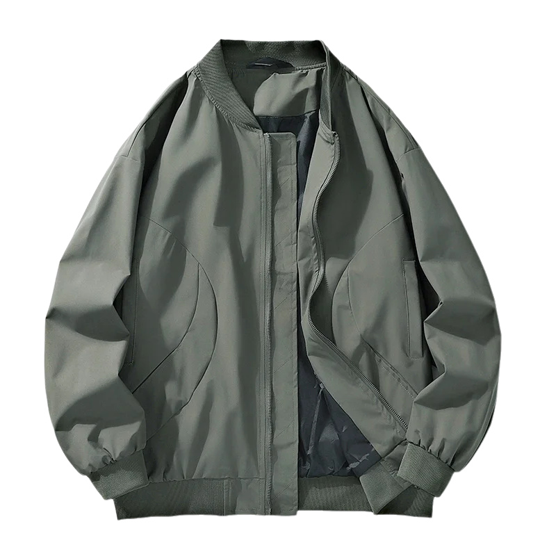 Baseball Collar Bomber Jacket Breathable Comfortable Quality Wind-Resistant Men Clothing Fashion Casual Style Roupas Masculinas
Baseball Collar Bomber Jacket Breathable Comfortable Quality Wind-Resistant Men Clothing Fashion Casual Style Roupas Masculinas