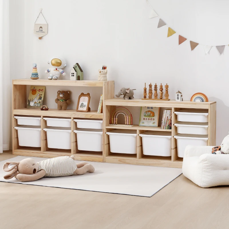 Children's room toy storage cabinet Locker Solid wood rack Large capacity drawer type baby toy storage rack
Children's room toy storage cabinet Locker Solid wood rack Large capacity drawer type baby toy storage rack