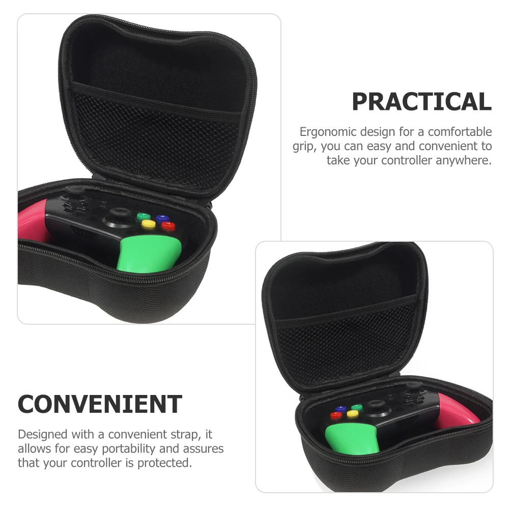 Ergonomic Handle Game Controller Storage Bag Durable Oxford Cloth EVA Travel Carrying Case Portable Compatible with Game for Men
Ergonomic Handle Game Controller Storage Bag Durable Oxford Cloth EVA Travel Carrying Case Portable Compatible with Game for Men