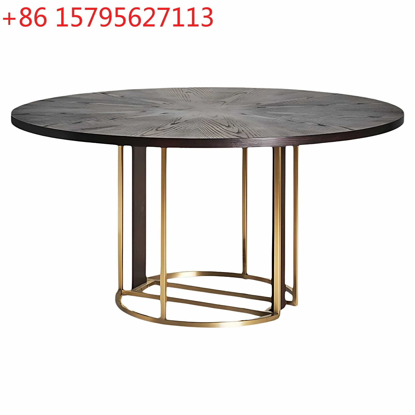 Modern light luxury walnut dining table villa mansion living room household round dining table Italian Leira solid wood round
Modern light luxury walnut dining table villa mansion living room household round dining table Italian Leira solid wood round