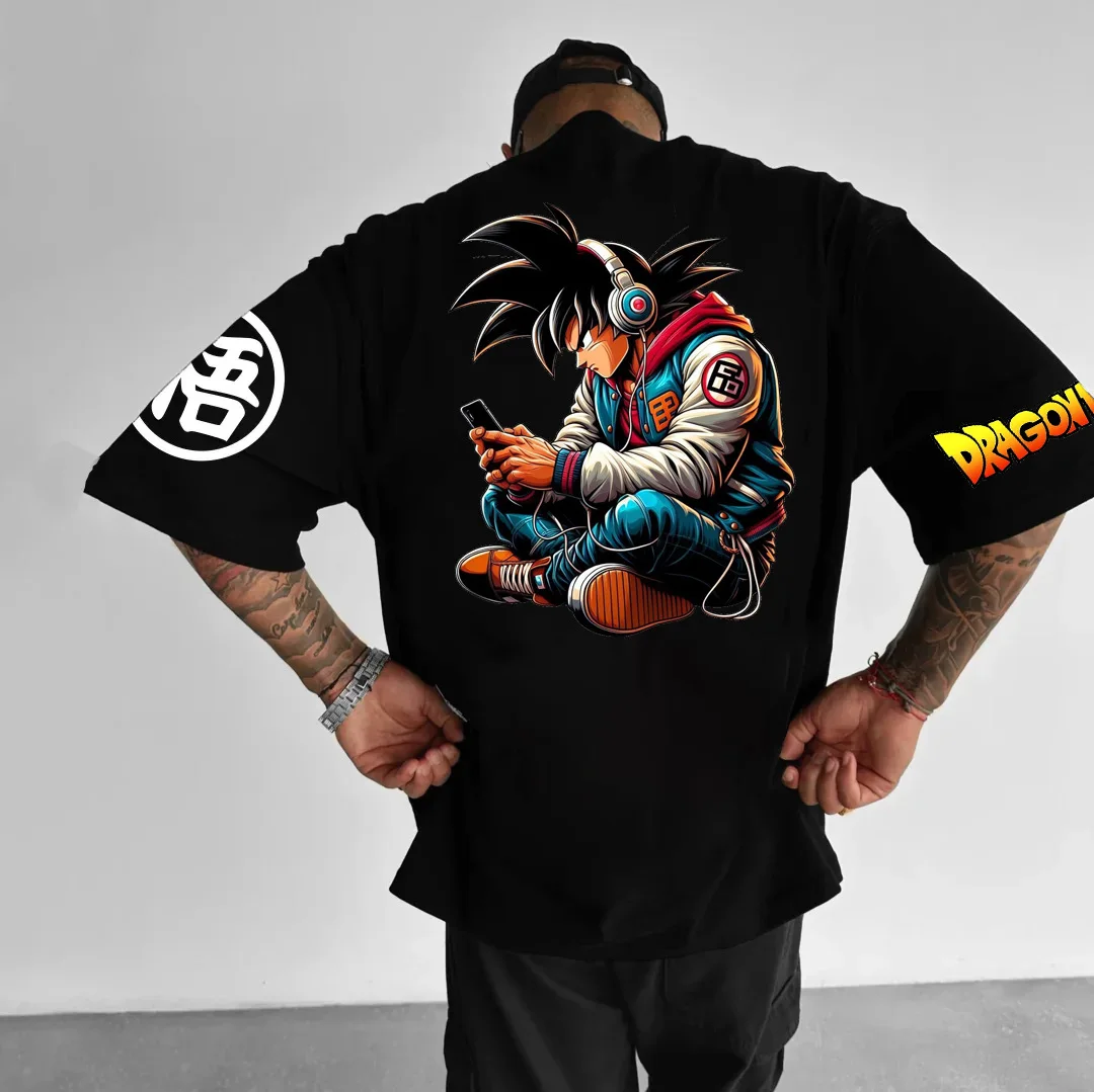 Футболка унисекс оверсайз с принтом Dragon Ball Goku, хлопок, лето 2026, в стиле Харадзюку, аниме, Y2K, хип-хоп, повседневная, с коротким рукавом
Футболка унисекс оверсайз с принтом Dragon Ball Goku, хлопок, лето 2026, в стиле Харадзюку, аниме, Y2K, хип-хоп, повседневная, с коротким рукавом