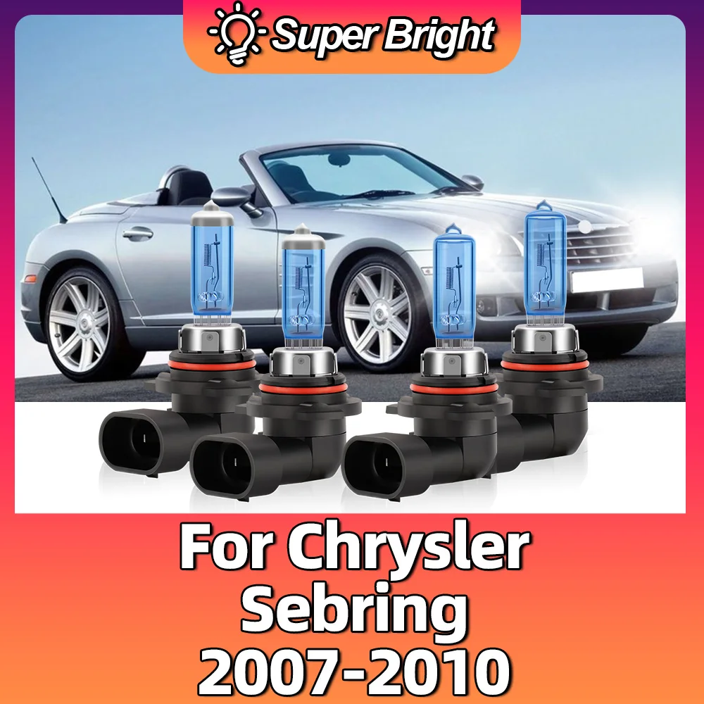 2/4 шт., 100 Вт, супер белые галогенные фонари, высокие и низкие огни для Chrysler Sebring 2007 2008 2009 2010 Plug and Play, простота установки
2/4 шт., 100 Вт, супер белые галогенные фонари, высокие и низкие огни для Chrysler Sebring 2007 2008 2009 2010 Plug and Play, простота установки