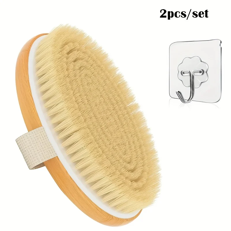 Dry Brush Body Massage Brush, Gentle Exfoliating SPA Bath Massager - Ergonomic non-slip handle design for dry and wet skin to prevent hair build-up, no battery required - Perfect for home SPA experience, personal massager
Dry Brush Body Massage Brush, Gentle Exfoliating SPA Bath Massager - Ergonomic non-slip handle design for dry and wet skin to prevent hair build-up, no battery required - Perfect for home SPA experience, personal massager