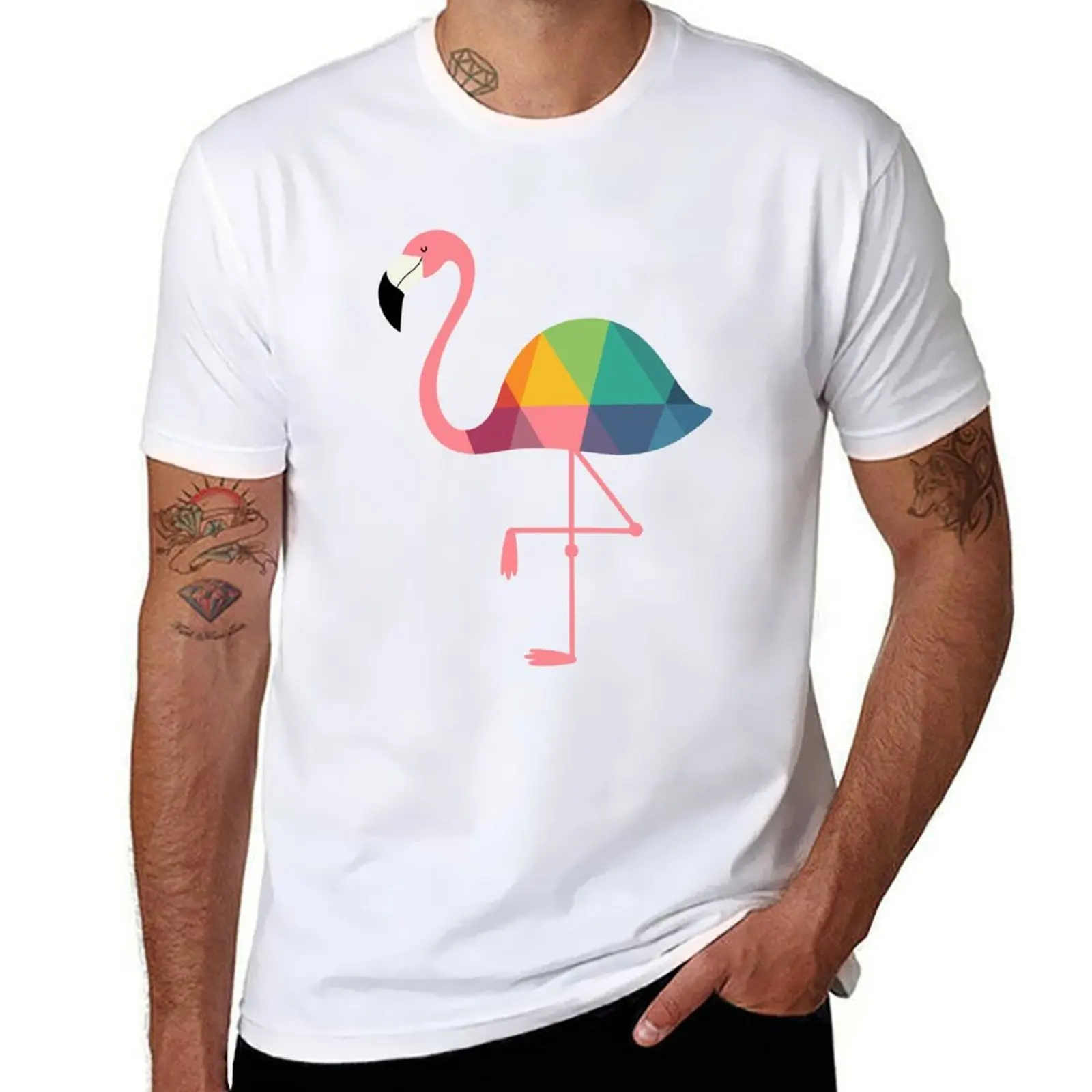 Rainbow Flamingo T-Shirt cotton tshirt 100% man t shirt designer man t shirt graphic T-Shirt
Rainbow Flamingo T-Shirt cotton tshirt 100% man t shirt designer man t shirt graphic T-Shirt