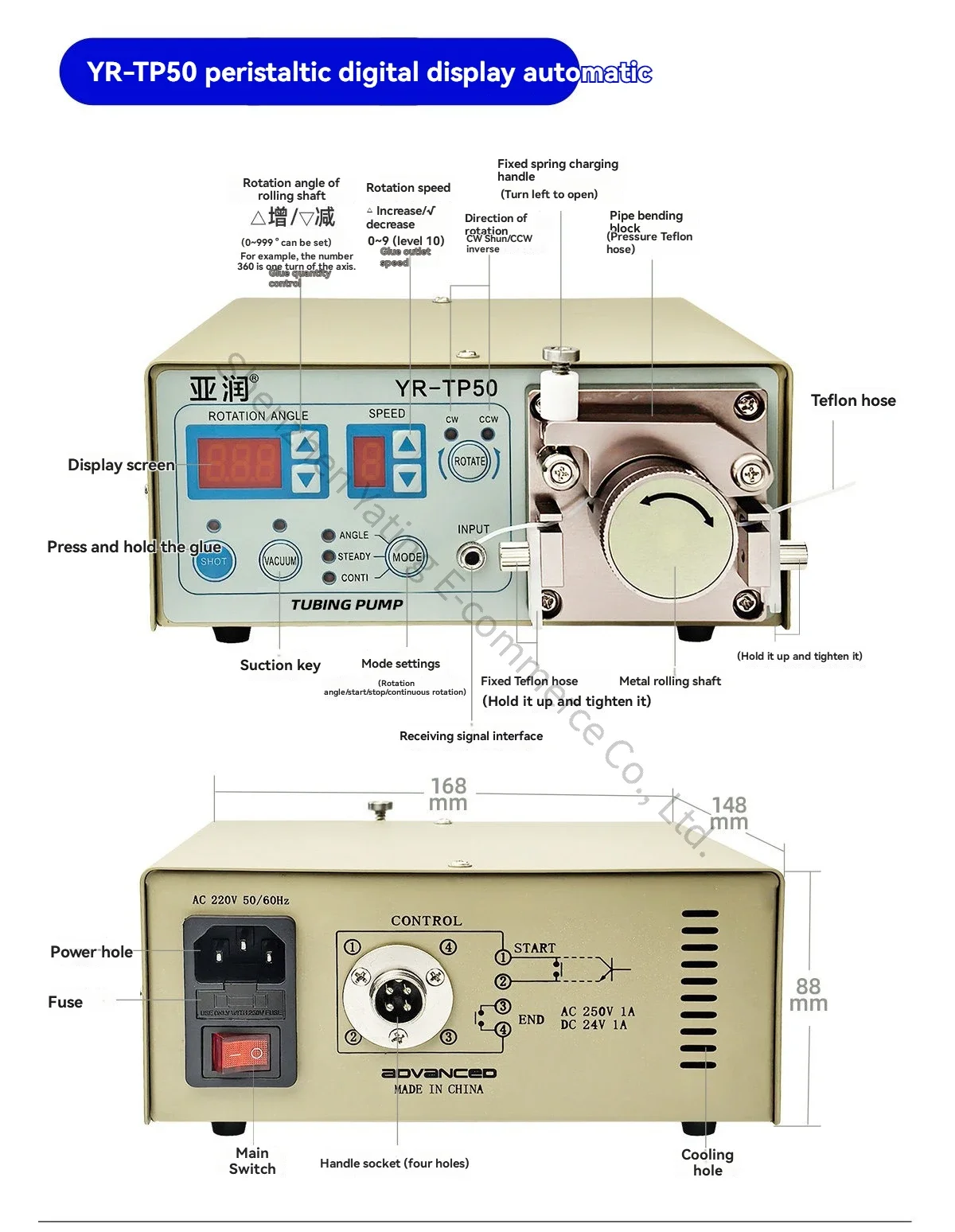 YR-TP50 Manual Pneumatic Dispensing Machine - Fully Automatic Dispensing Machine For High-Precision UV Glue And Silicone
YR-TP50 Manual Pneumatic Dispensing Machine - Fully Automatic Dispensing Machine For High-Precision UV Glue And Silicone