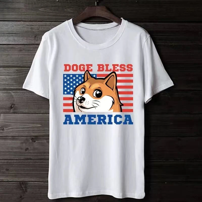 Cotton round neck cute dog silly Husky pet t-shirt clothes funny dog doge trendy men short T summer Same style for men and women
Cotton round neck cute dog silly Husky pet t-shirt clothes funny dog doge trendy men short T summer Same style for men and women