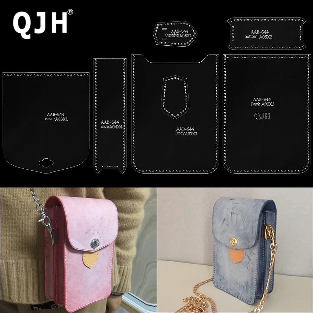 1 комплект прецизионного акрилового шаблона, набор для изготовления кожи своими руками, мини-мешочки для помады, сумки через плечо и телефона, трафарет и узор
1 комплект прецизионного акрилового шаблона, набор для изготовления кожи своими руками, мини-мешочки для помады, сумки через плечо и телефона, трафарет и узор