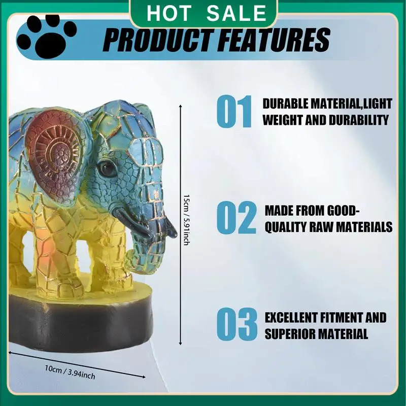 My Home Animal Table Lamp Dyed Resin Elephant Lamp Desktop Night Light Table Night Light,3D Stained Animal Night Light Lamp Easy
My Home Animal Table Lamp Dyed Resin Elephant Lamp Desktop Night Light Table Night Light,3D Stained Animal Night Light Lamp Easy