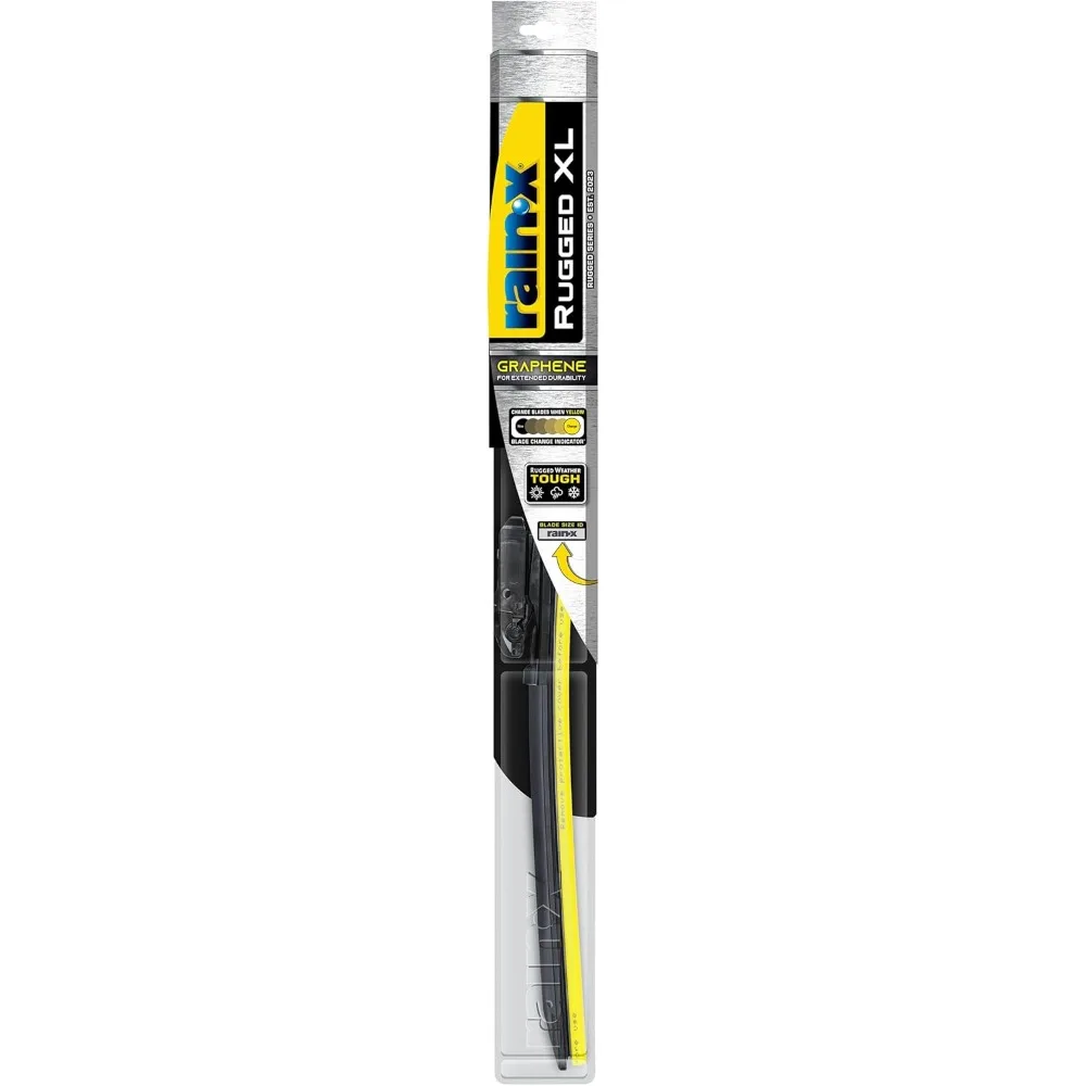 Rugged XL 18 Inch Windshield Wiper Blade Quiet Durable Beam All Weather Universal Install Wear Indicator
Rugged XL 18 Inch Windshield Wiper Blade Quiet Durable Beam All Weather Universal Install Wear Indicator