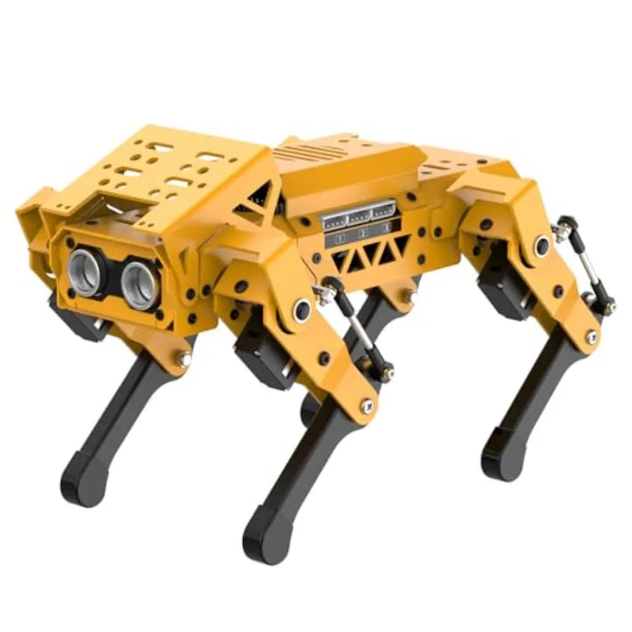 MechDog Robot Dog for Arduino Scratch Python: ESP32 AI Camera Self-Balancing Target Recognition Tracing Bionic Quadruped Open-S
MechDog Robot Dog for Arduino Scratch Python: ESP32 AI Camera Self-Balancing Target Recognition Tracing Bionic Quadruped Open-S