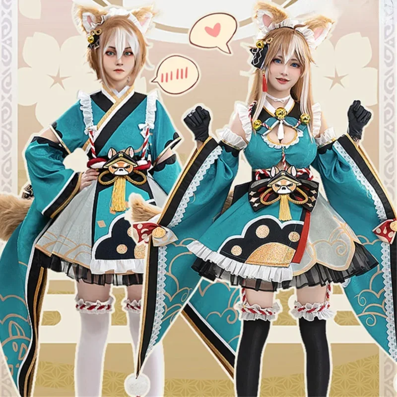 FC6Pre-sale Game Genshin Impact Miss Hina/ GOROU Doujin Cosplay Costume Maid Uniform Cosplay Hina Cute Dress and Wig@FC8!
FC6Pre-sale Game Genshin Impact Miss Hina/ GOROU Doujin Cosplay Costume Maid Uniform Cosplay Hina Cute Dress and Wig@FC8!