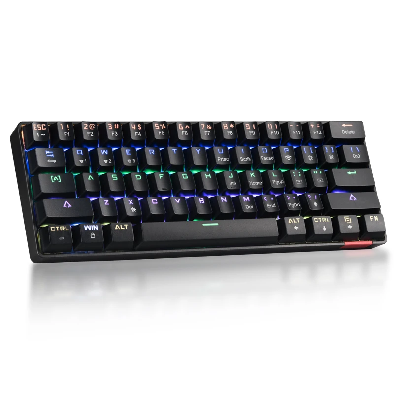 Dik61 Key Mechanical Keyboard HotSwap Switch USB Wired Bluetooth LED Backlit Blue Axis Gaming Mechanical Keyboard For Desktop
Dik61 Key Mechanical Keyboard HotSwap Switch USB Wired Bluetooth LED Backlit Blue Axis Gaming Mechanical Keyboard For Desktop