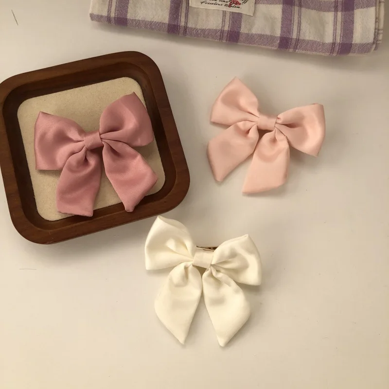 3pcs/set Satin Bow Hair Clip Girls Cute Side Bangs Barrettes Double Ponytail Sweet Hairpin for Flyaways Kawaii Hair Accessories
3pcs/set Satin Bow Hair Clip Girls Cute Side Bangs Barrettes Double Ponytail Sweet Hairpin for Flyaways Kawaii Hair Accessories