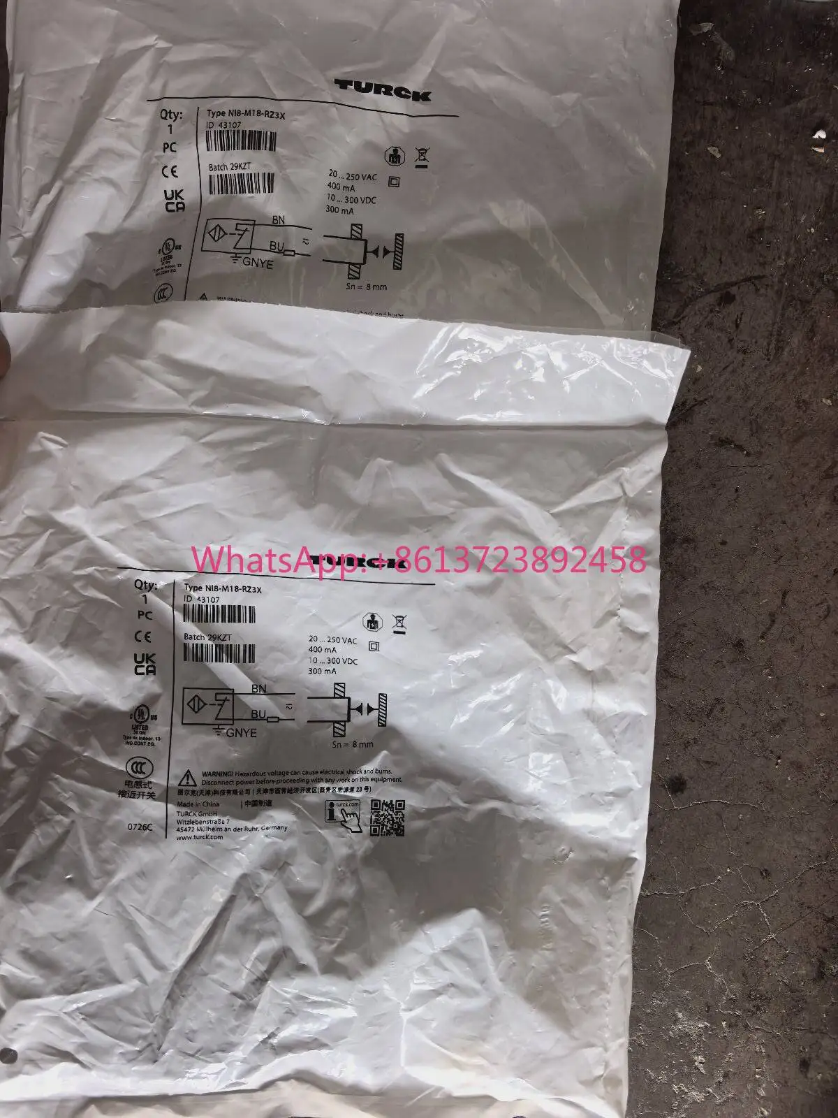 NI8-M18-RZ3X, Turck's new original is close to genuine, high quality
NI8-M18-RZ3X, Turck's new original is close to genuine, high quality