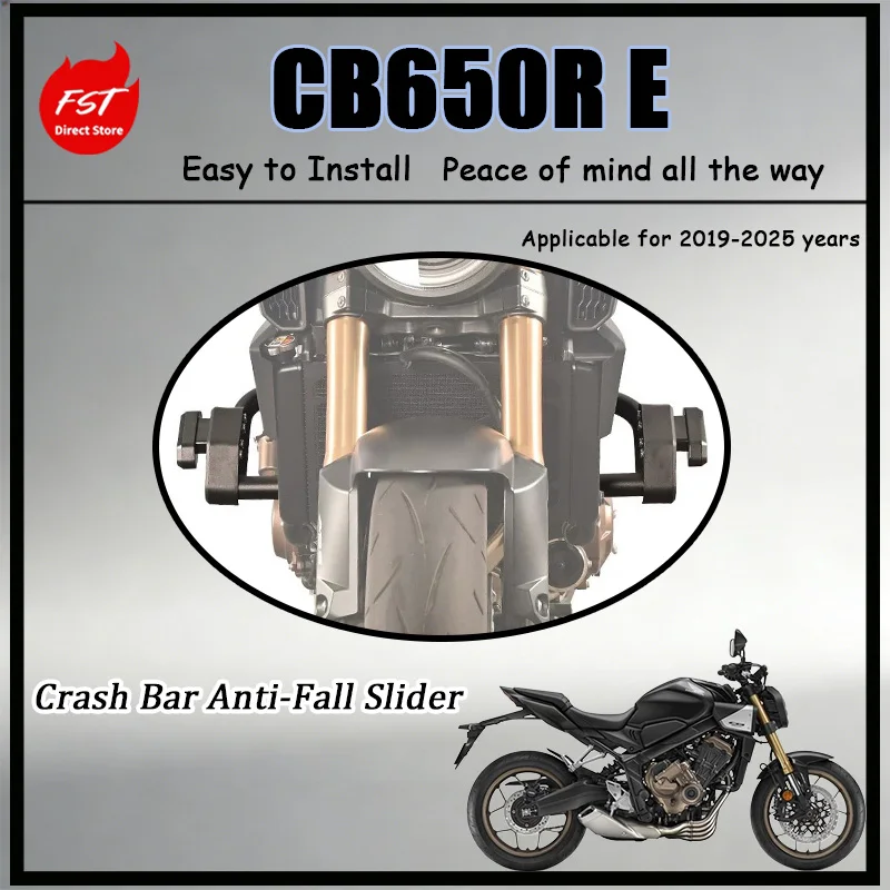 FOR CB650R E-Clutch Racing Crash Guard Anti-Fall Frame Bumper Frame Slider Assembly 2019-2025 Motorcycle Crash Protection Mod
FOR CB650R E-Clutch Racing Crash Guard Anti-Fall Frame Bumper Frame Slider Assembly 2019-2025 Motorcycle Crash Protection Mod