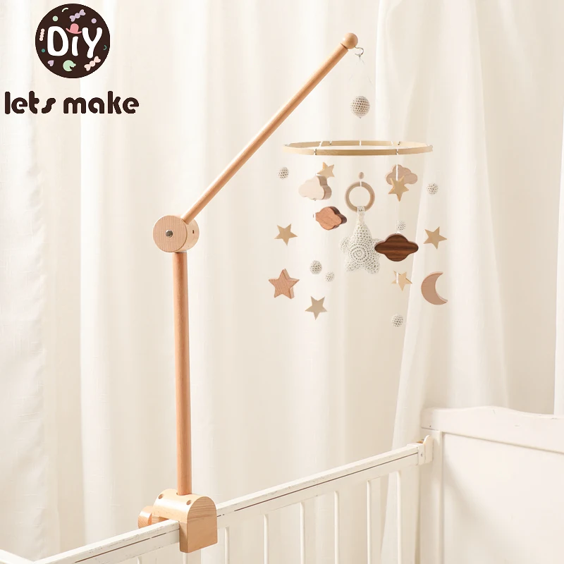 Let's Make Baby Wooden Bed Bell 360 Degree Rotating Bracket 0-12 Months Mobile Hanging Toy Baby Crib Mobile Bed Bracket Kid Gift
Let's Make Baby Wooden Bed Bell 360 Degree Rotating Bracket 0-12 Months Mobile Hanging Toy Baby Crib Mobile Bed Bracket Kid Gift