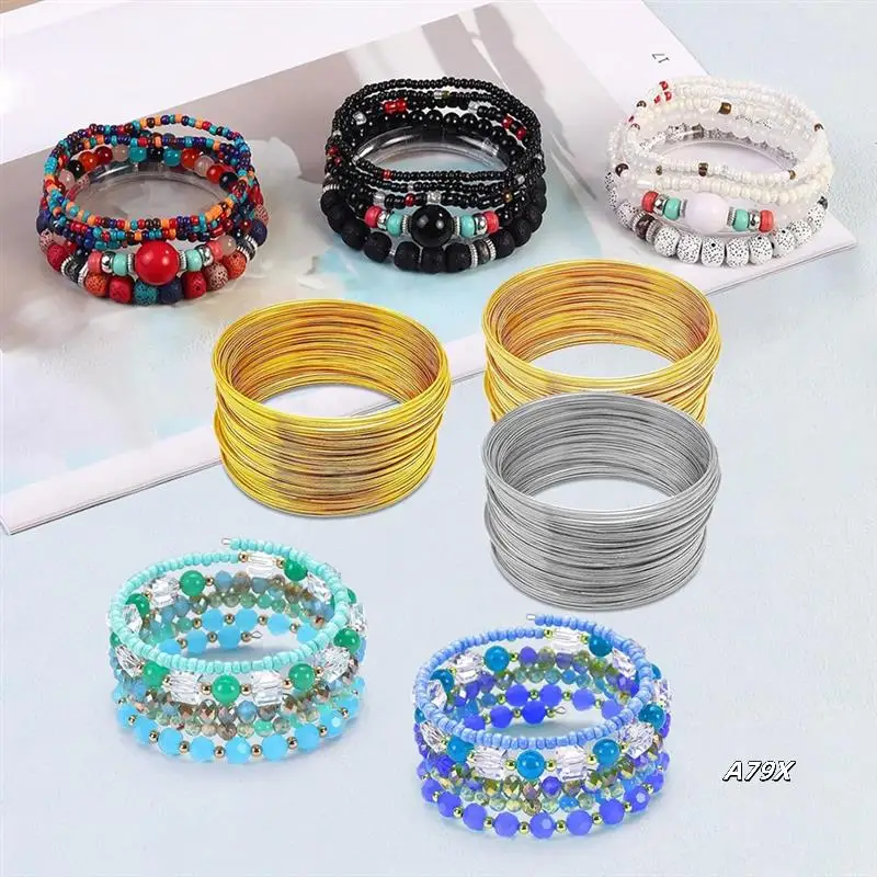 Memory Beading Wire Jewelry Wire Steel Memory Wire Beading Wire For Jewelry Making Bracelets
Memory Beading Wire Jewelry Wire Steel Memory Wire Beading Wire For Jewelry Making Bracelets