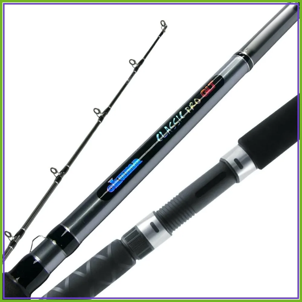 Classic Pro GLT Fishing Rod, Durable Glass Fiber Blank, Stainless Steel Reel Seat
Classic Pro GLT Fishing Rod, Durable Glass Fiber Blank, Stainless Steel Reel Seat